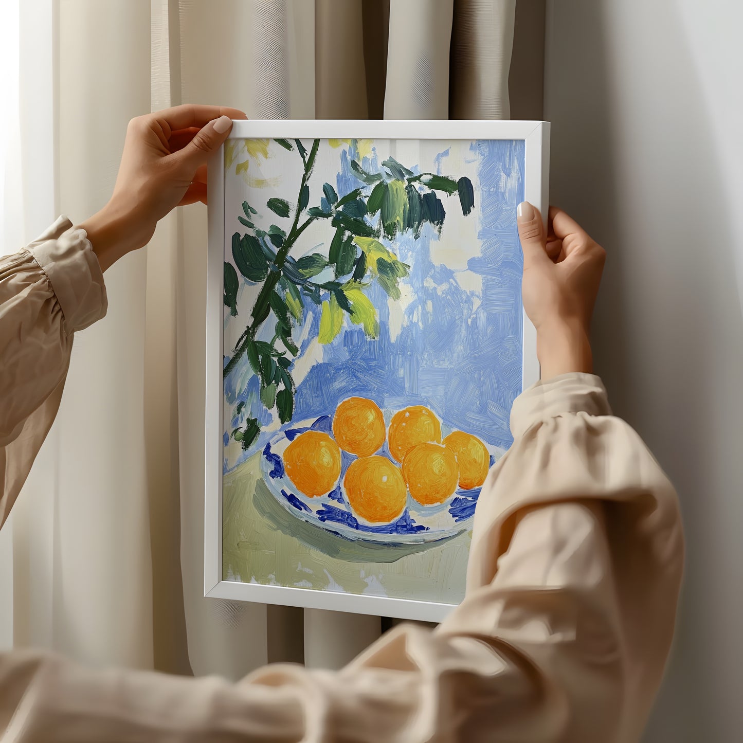 Citrus Delight: Sunlit Still Life