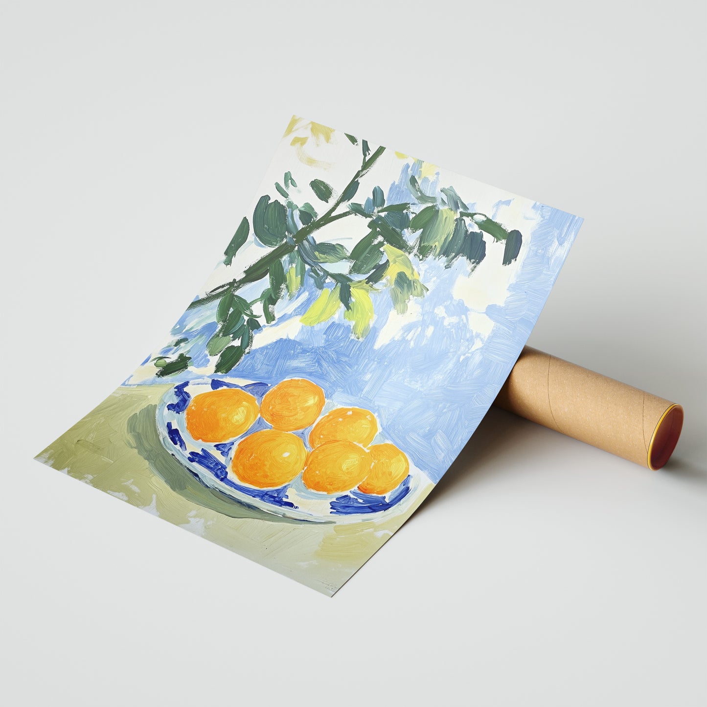 Citrus Delight: Sunlit Still Life