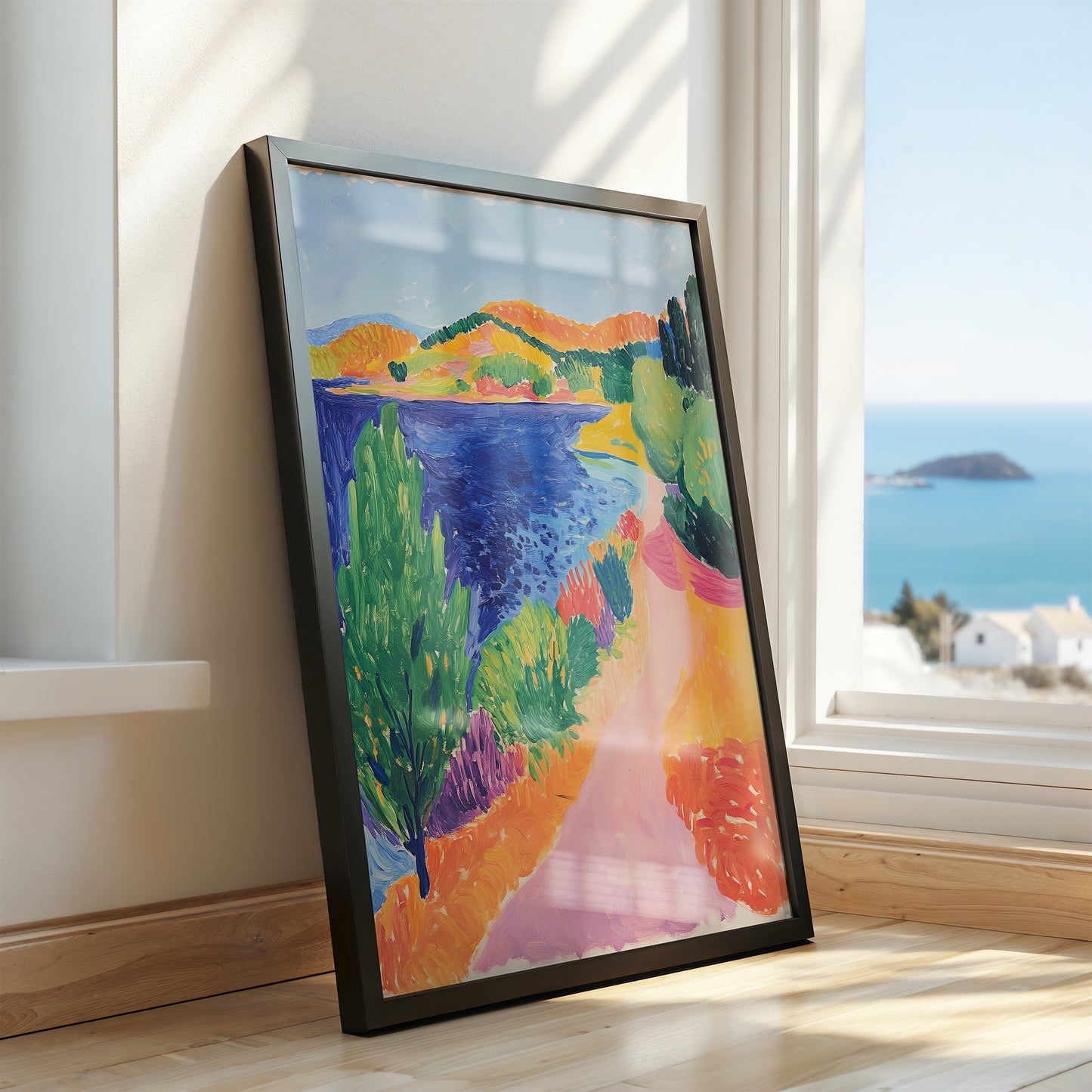 Lakeside Sonata: Path of Colors