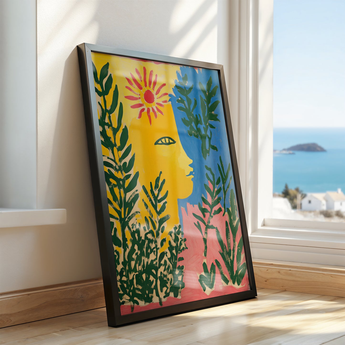 Sun Muse: Face in the Foliage