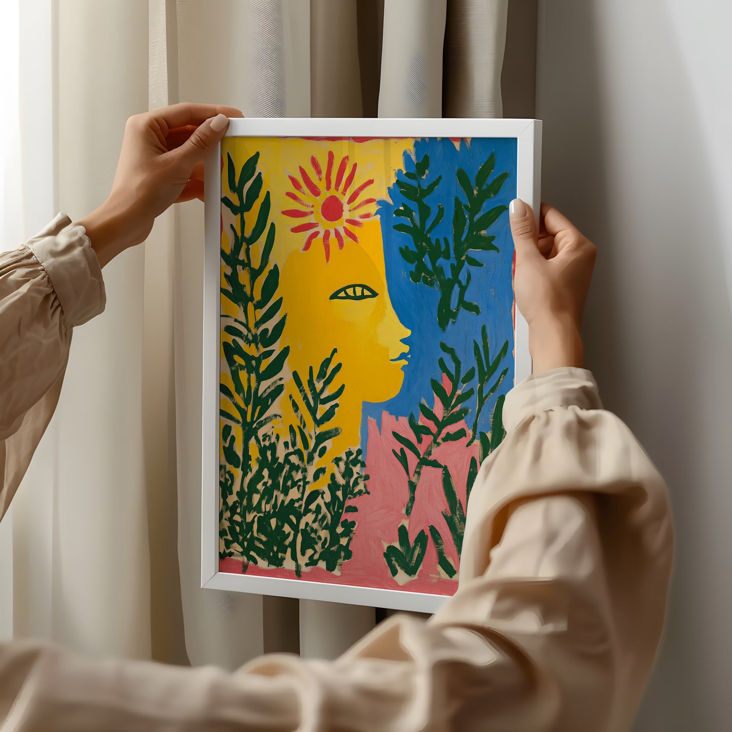 Sun Muse: Face in the Foliage