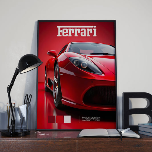Ferrari F430 Art Poster