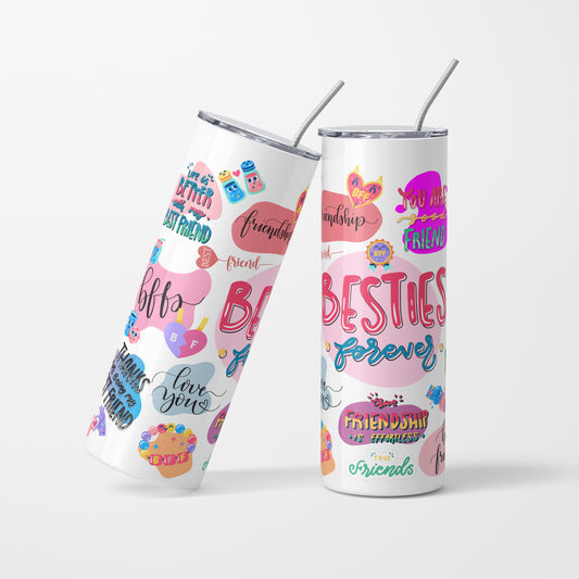 Best Friend - 600 ml Stainless Steel Tumbler