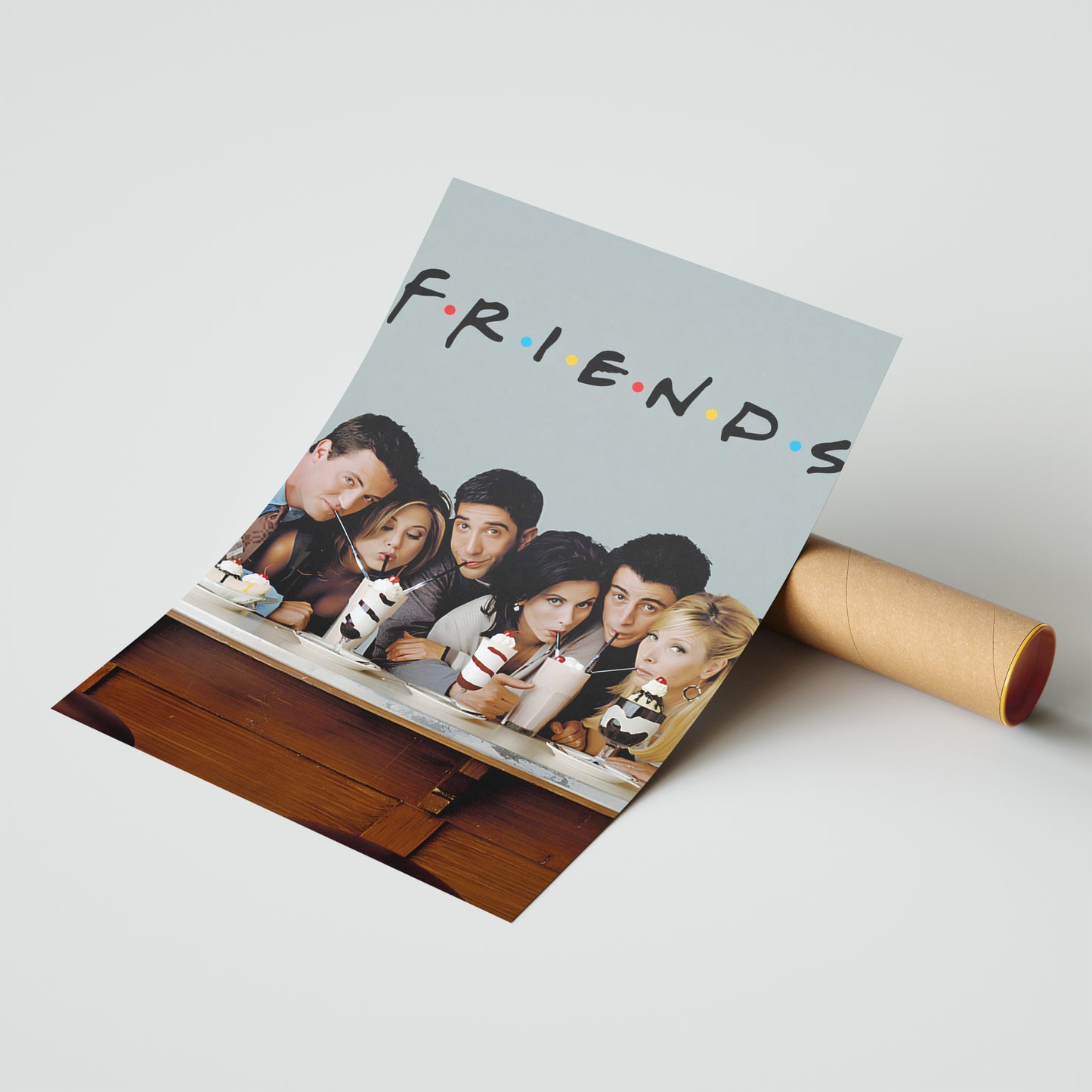 Friends TV Show Iconic Milkshake Poster