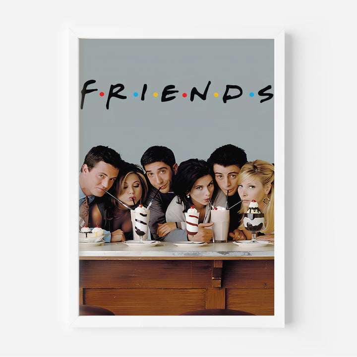 Friends TV Show Iconic Milkshake Poster – FEMTOARTS
