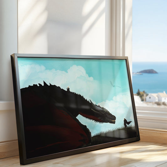 Game of Thrones - Daenerys & Dragon Poster