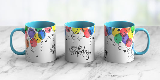 Happy Birthday - Ceramic Coffee Mug