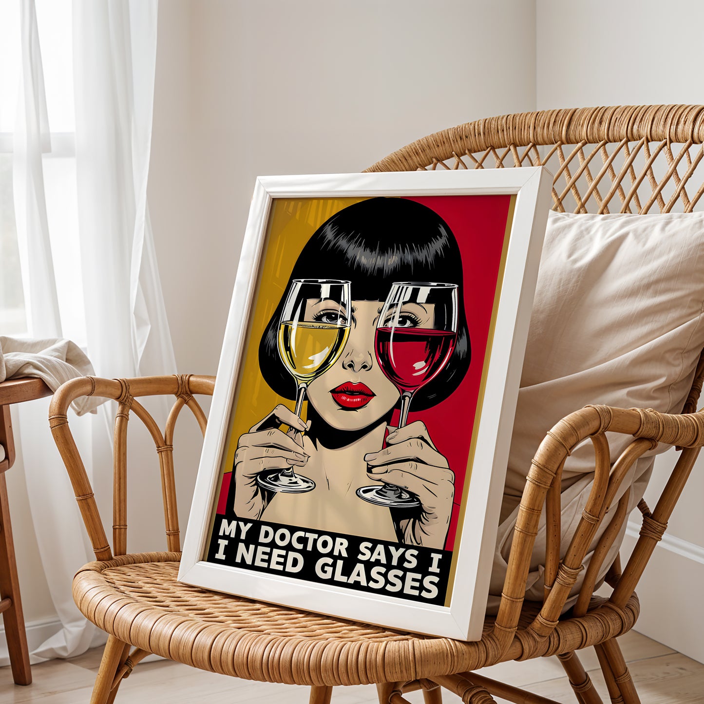 "I Need Glasses" Pop Art Print