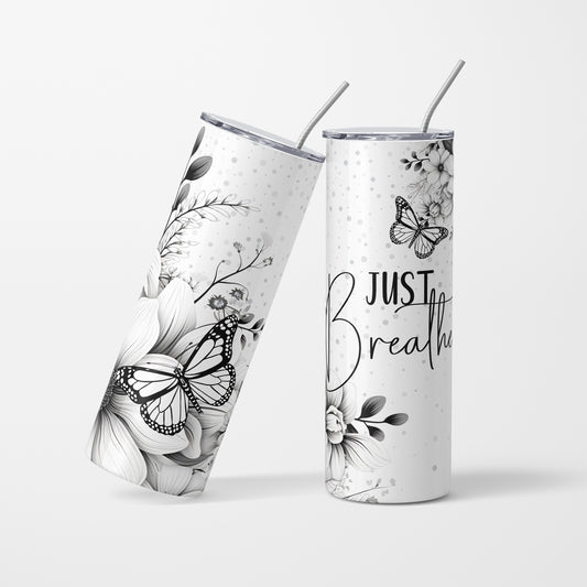 Just Breathe - 600 ml Stainless Steel Tumbler