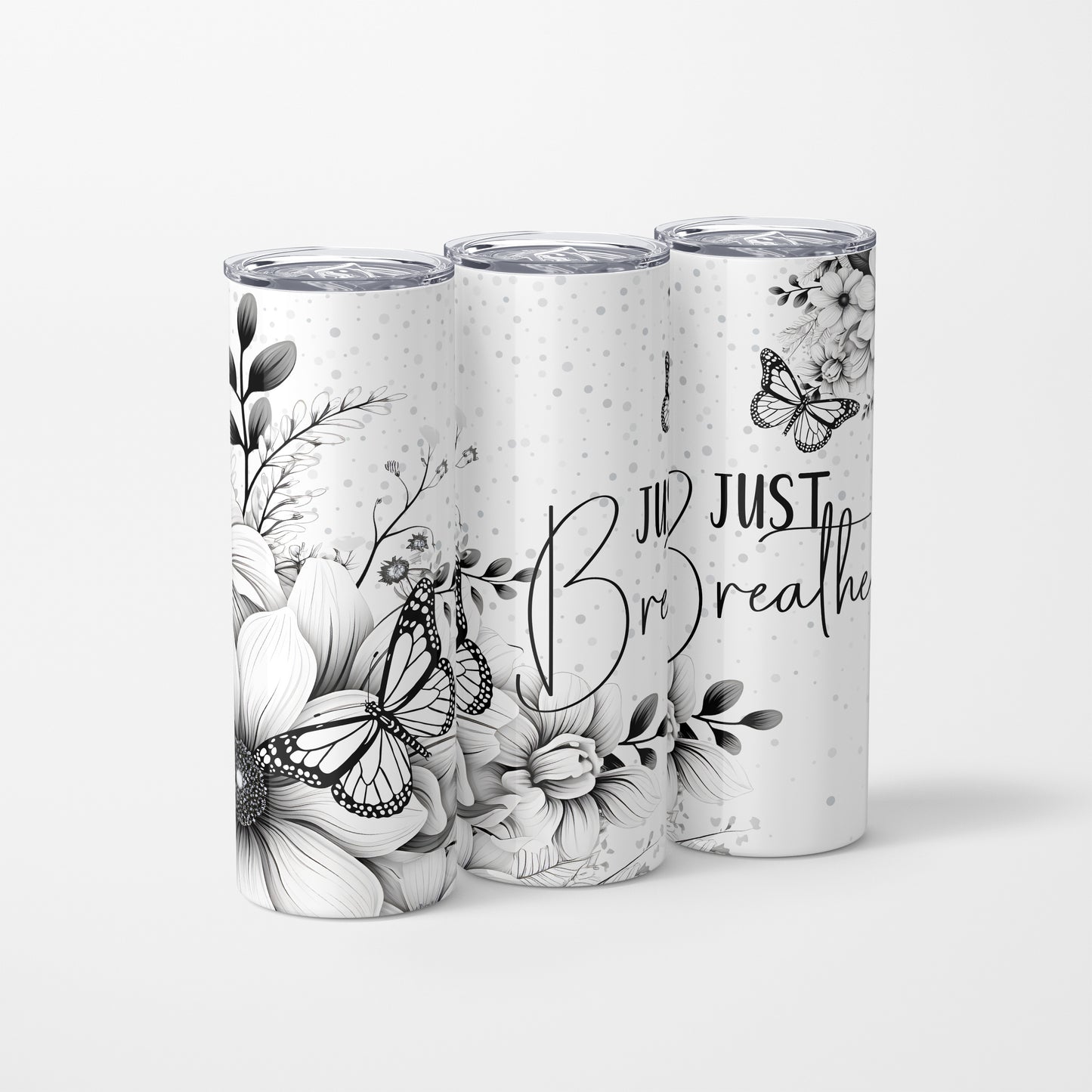 Just Breathe - 600 ml Stainless Steel Tumbler