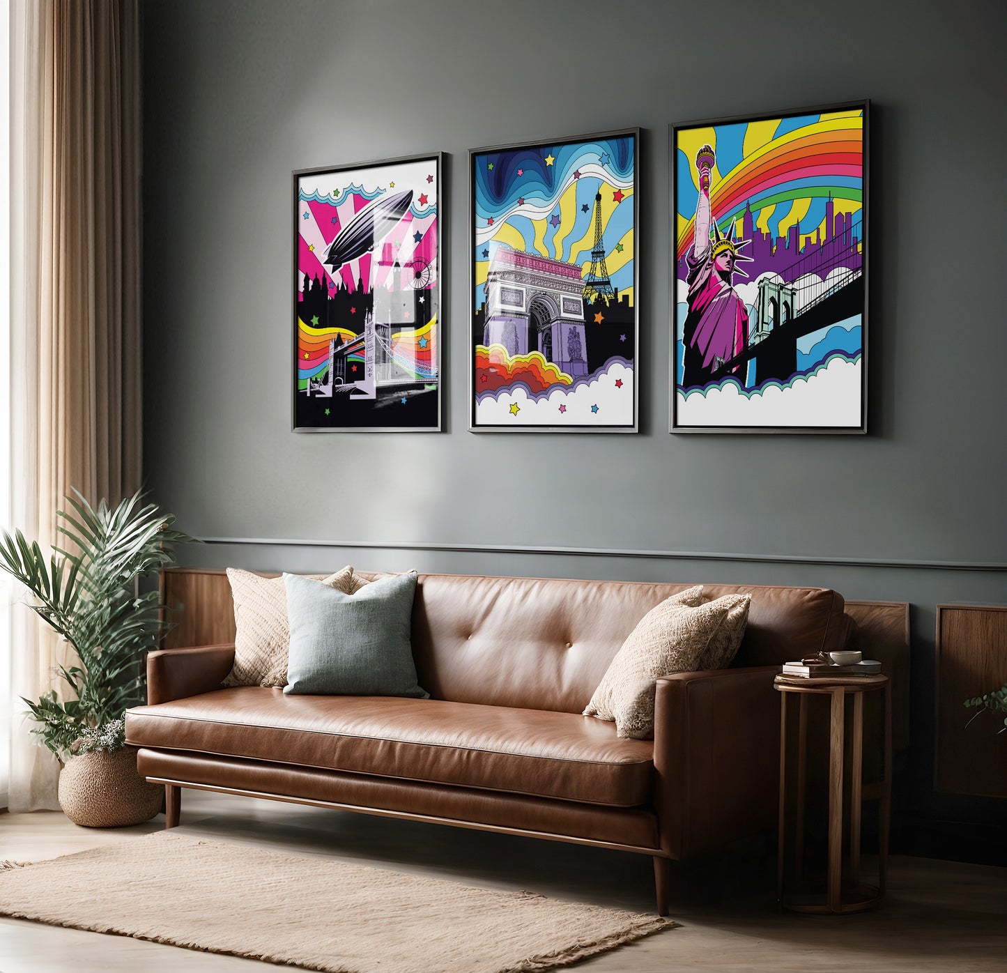 London, Paris, New York (Set of 3 Posters)