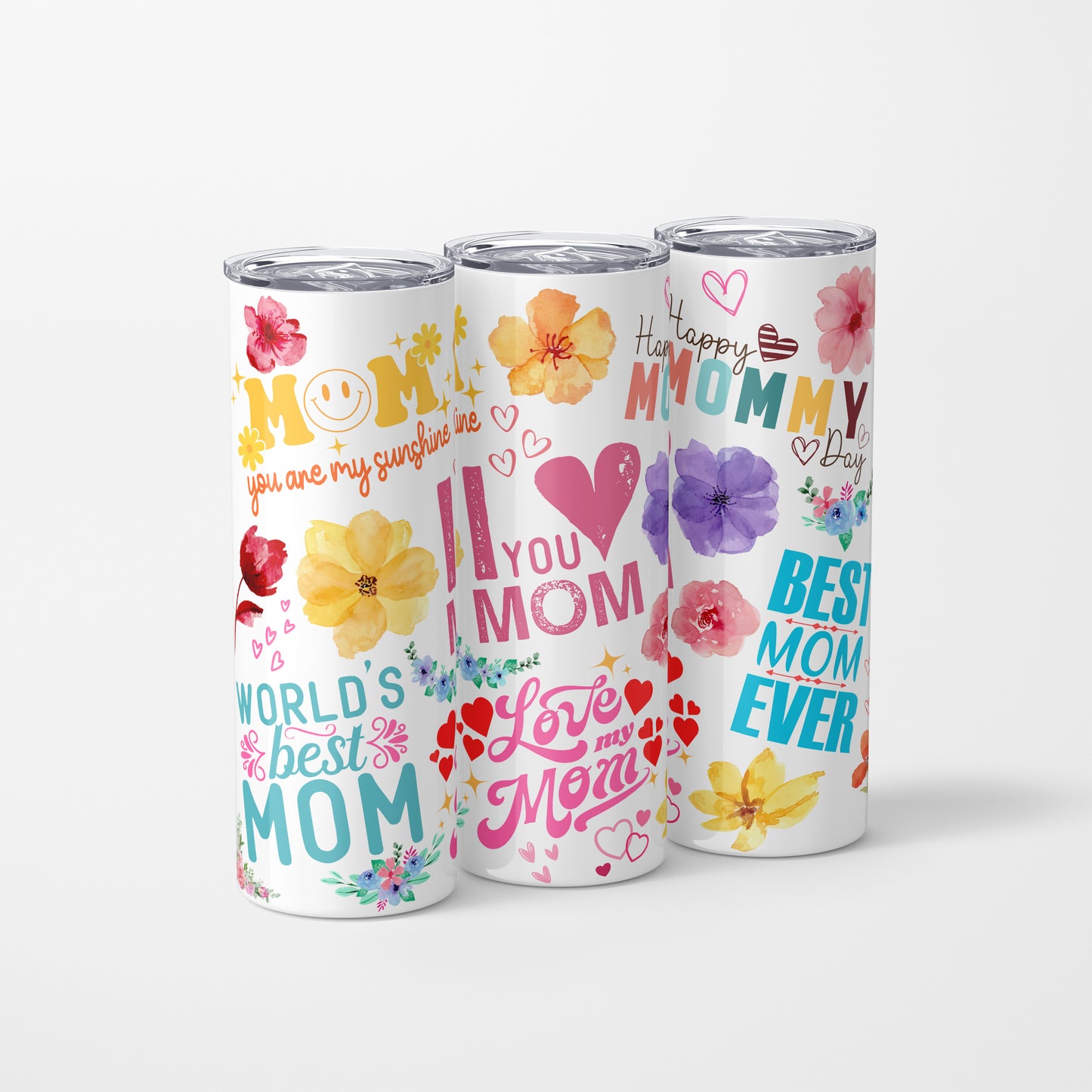 Love you Mom - 600 ml Stainless Steel Tumbler