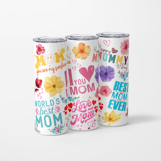 Love you Mom - 600 ml Stainless Steel Tumbler