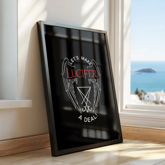Lucifer Poster – “Let’s Make a Deal!”