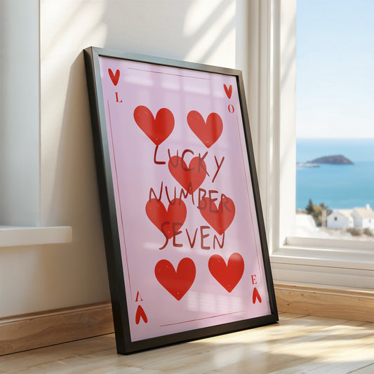 Lucky Girl Era: "Lucky Number 7" Print