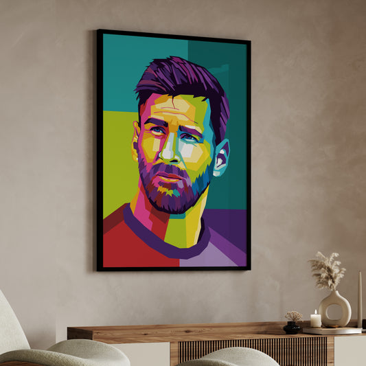 Lionel Messi Pop Art