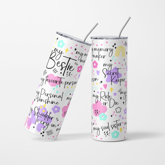 My Bestie - 600 ml Stainless Steel Tumbler