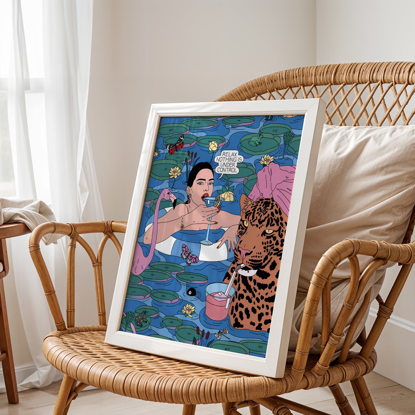 Relax, Nothing is Under Control – Bold Pop Art for Her