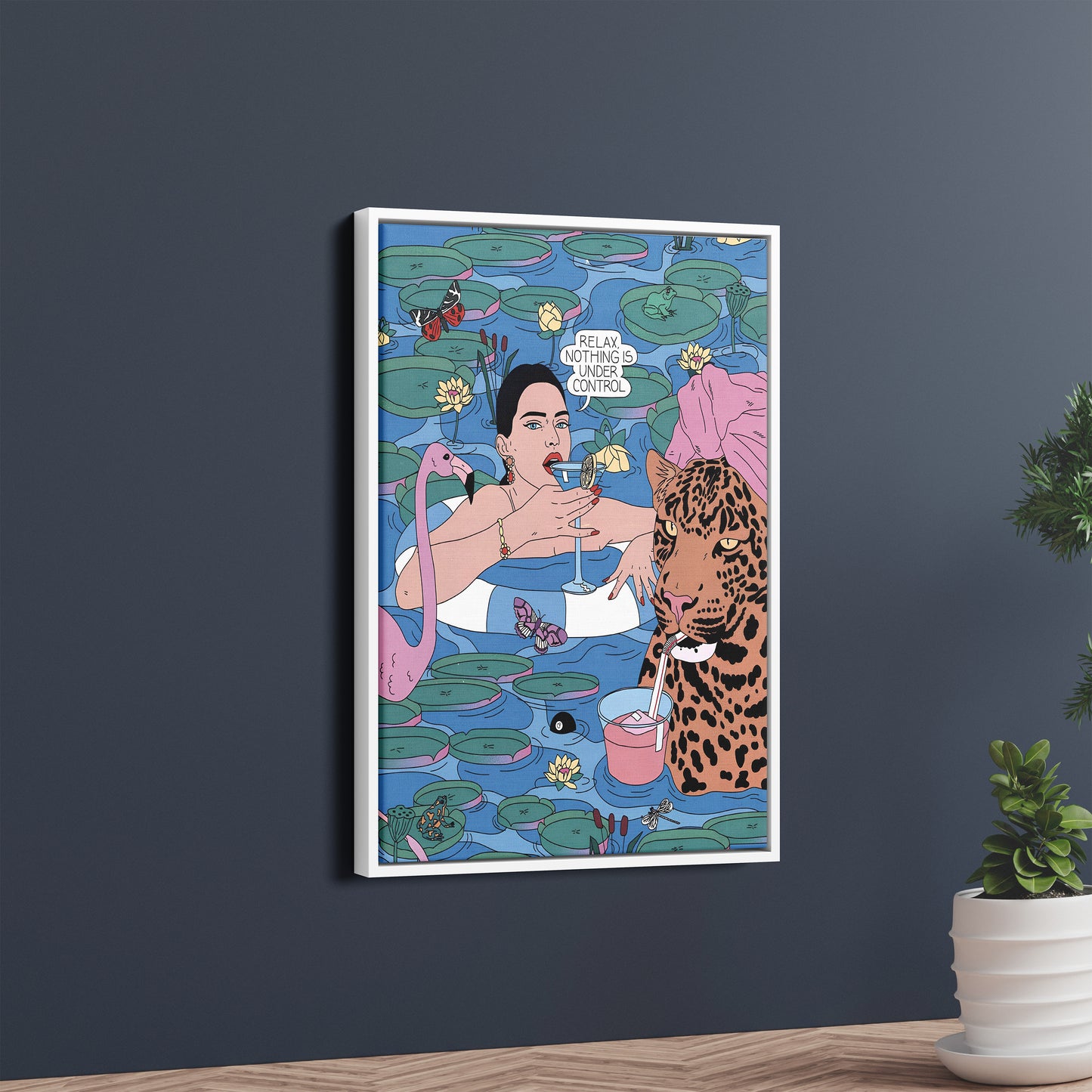 Relax, Nothing is Under Control – Bold Pop Art for Her