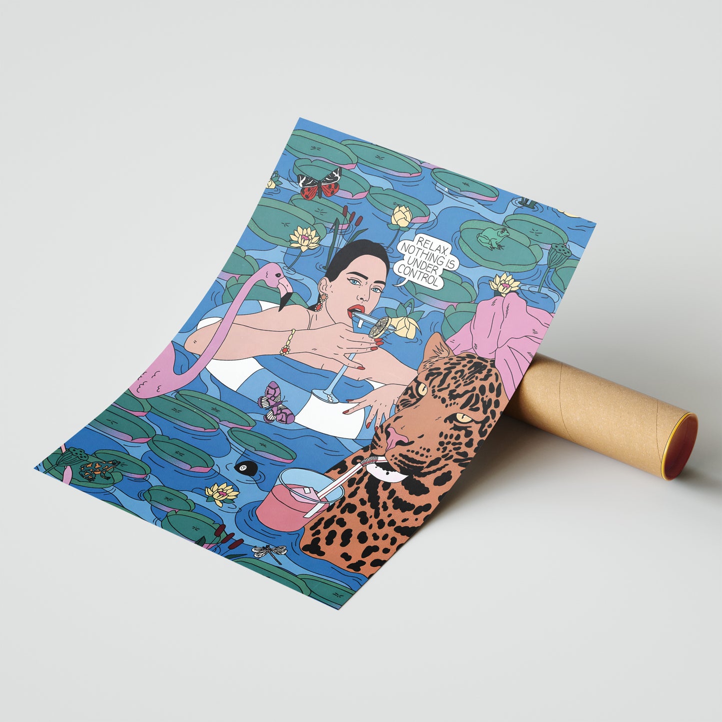 Relax, Nothing is Under Control – Bold Pop Art for Her