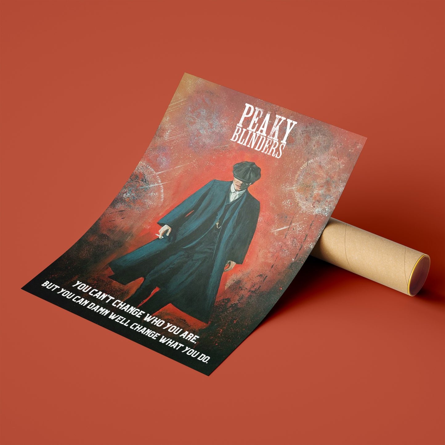 Thomas Shelby Power Walk – Peaky Blinders Quote Poster