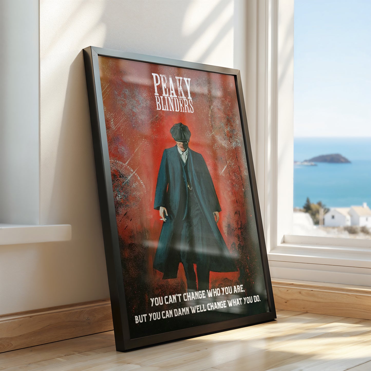 Thomas Shelby Power Walk – Peaky Blinders Quote Poster