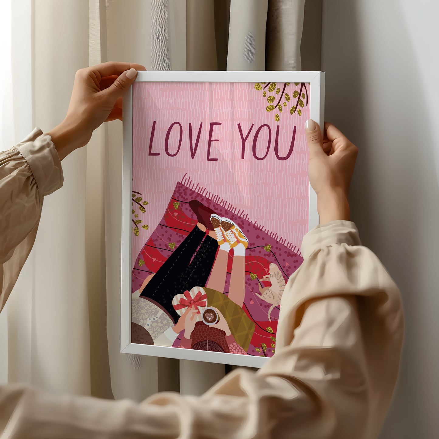 Valentine's Day Hamper for her: A Gift of Love and Cozy Moments