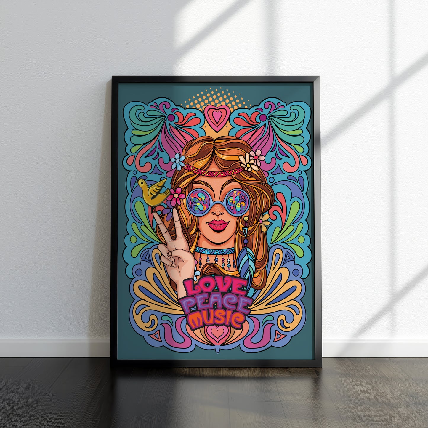 Psychedelic Art - Love,Peace & Music