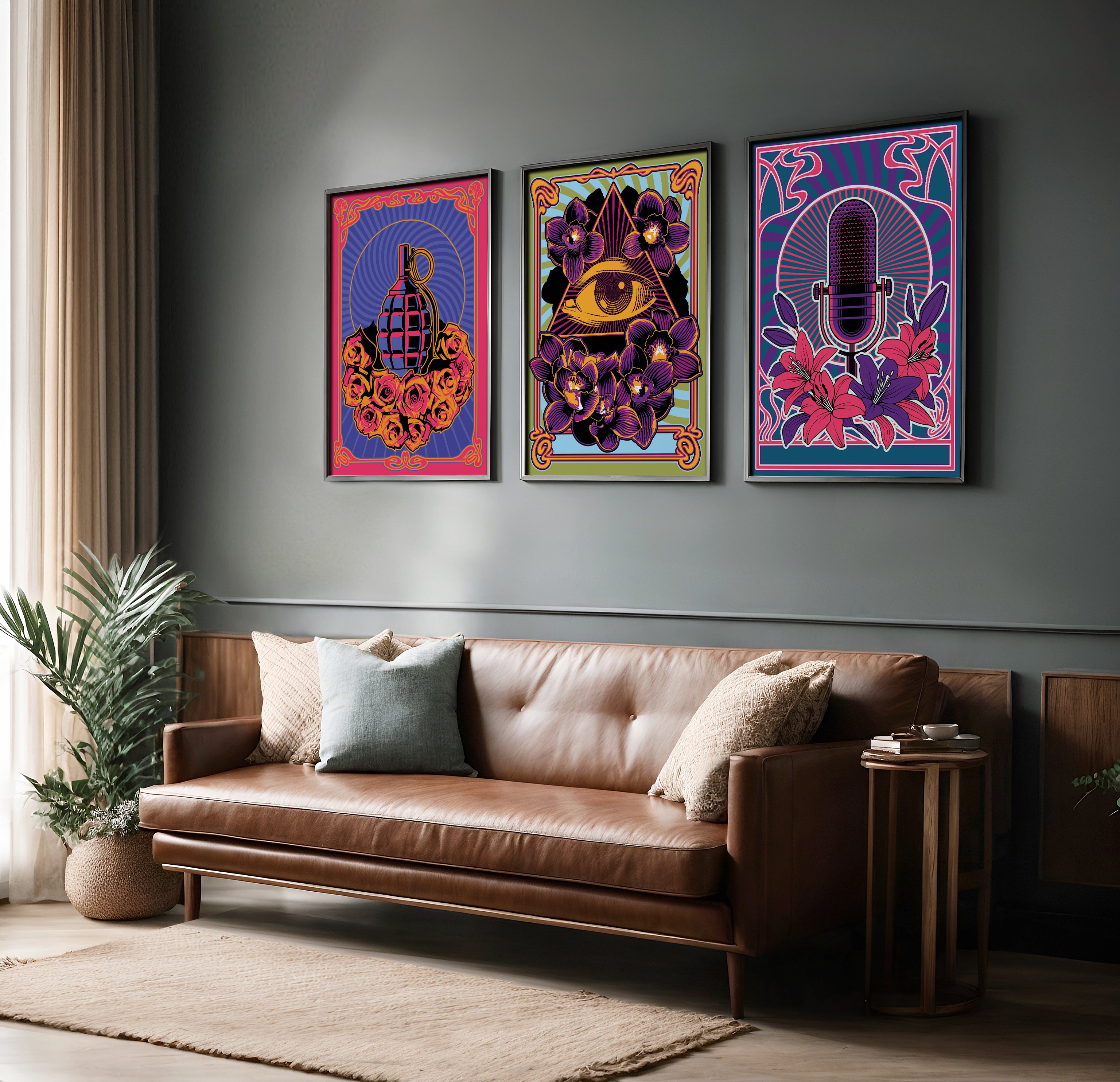 置物 psychedeiic art Obje Psychedelic Art – FEMTOARTS
