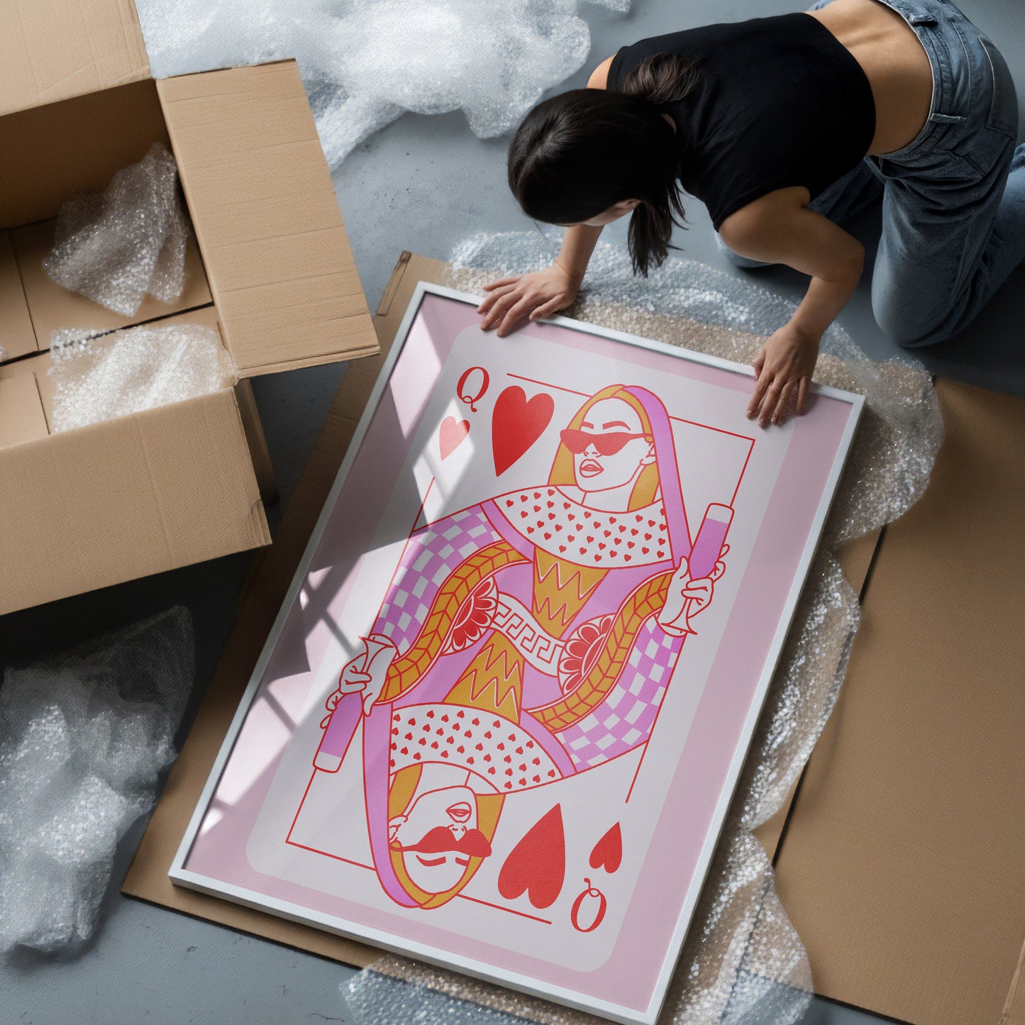 Chic Majesty – The Queen Wall Art