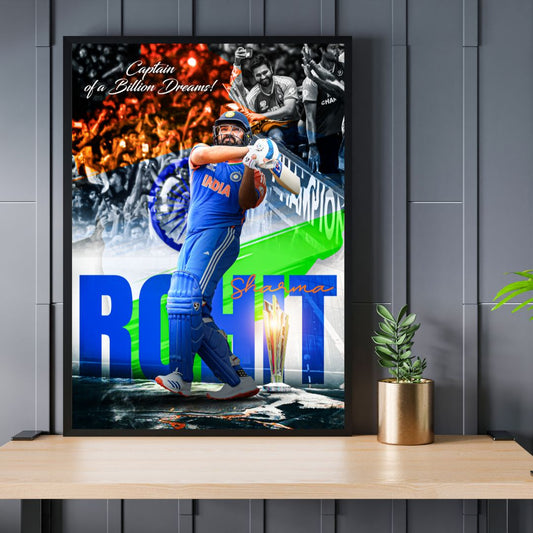 Rohit Sharma - Captain of a Billion Dreams