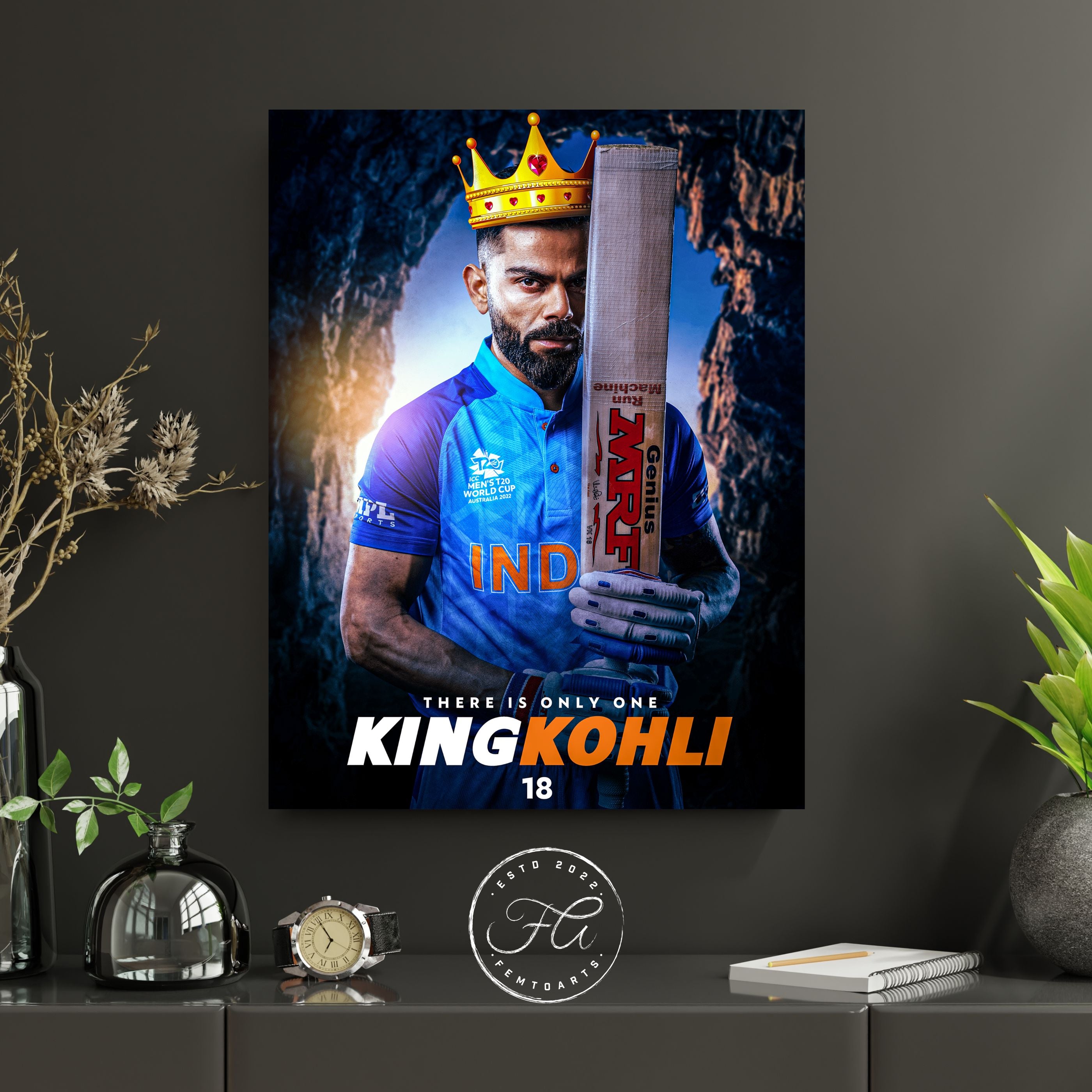 There is only one King Kohli – FEMTOARTS