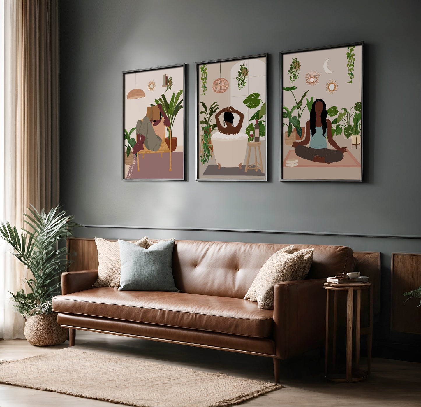 Moments of Her Own – Self-Care Poster Set (Set of 3)