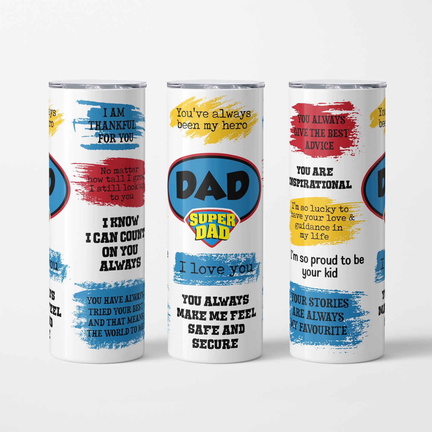 Super Dad - 600 ml Stainless Steel Tumbler