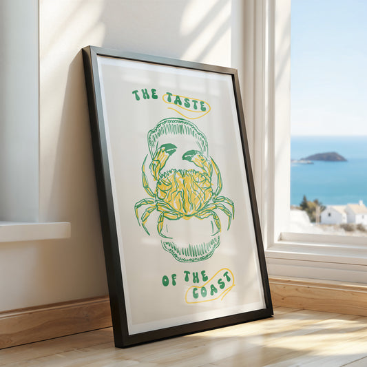 “Taste of the Coast” Crab Art Print