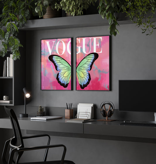 Fashion Muse Butterfly – Vogue Art Combo