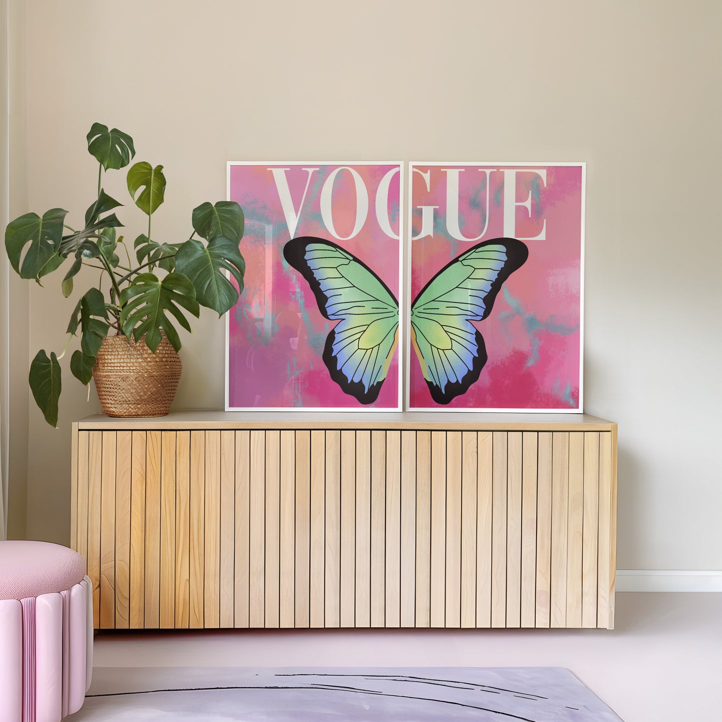 Fashion Muse Butterfly – Vogue Art Combo