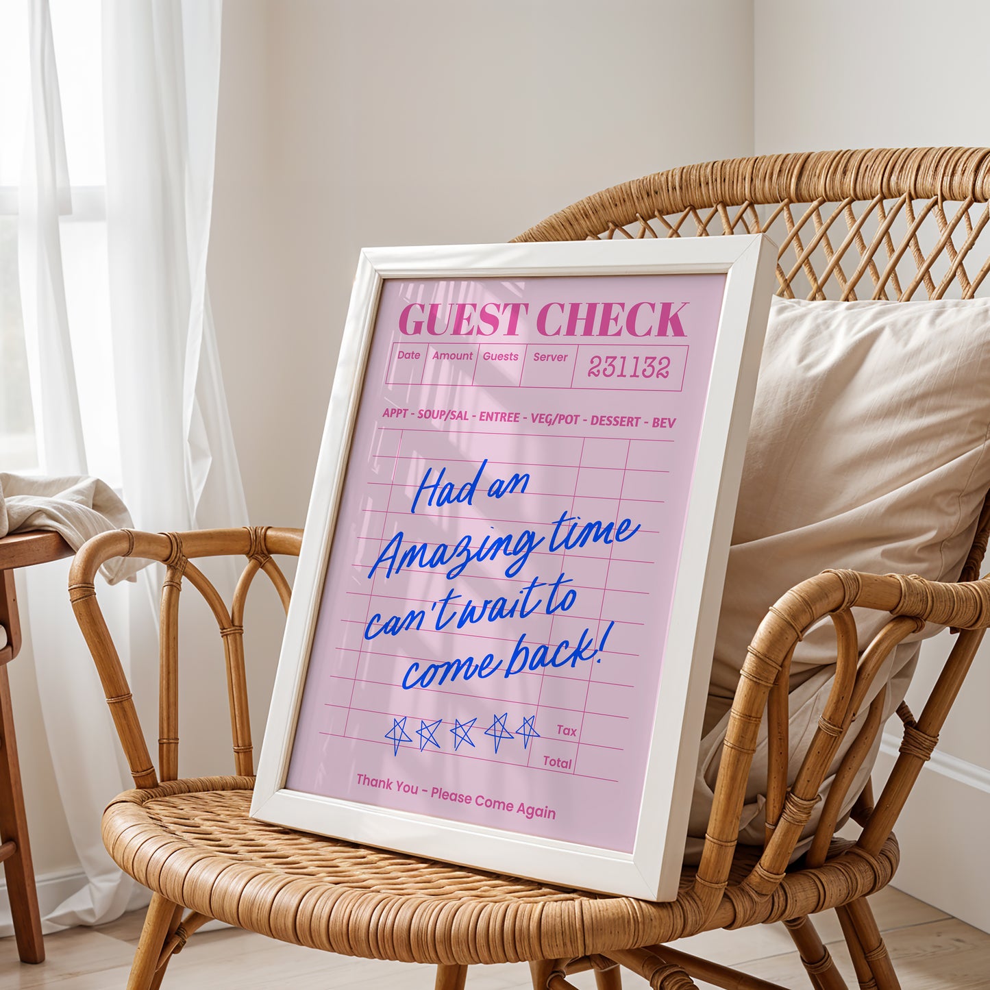 Had an Amazing Time – Guest Check Wall Art