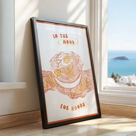 In the Mood for Noods – Playful Ramen Art Print