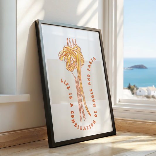 “Magic & Pasta” Wall Art Print