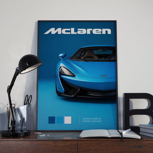 McLaren 570S Art Poster