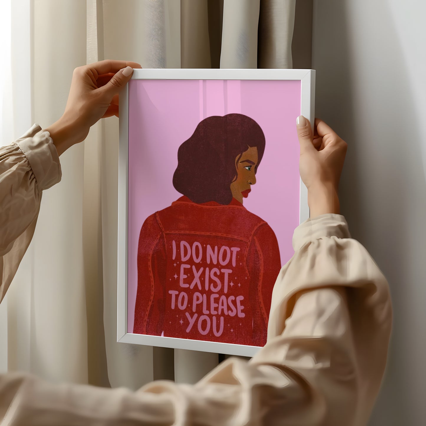 Unapologetically Me – Bold Feminist Statement Poster