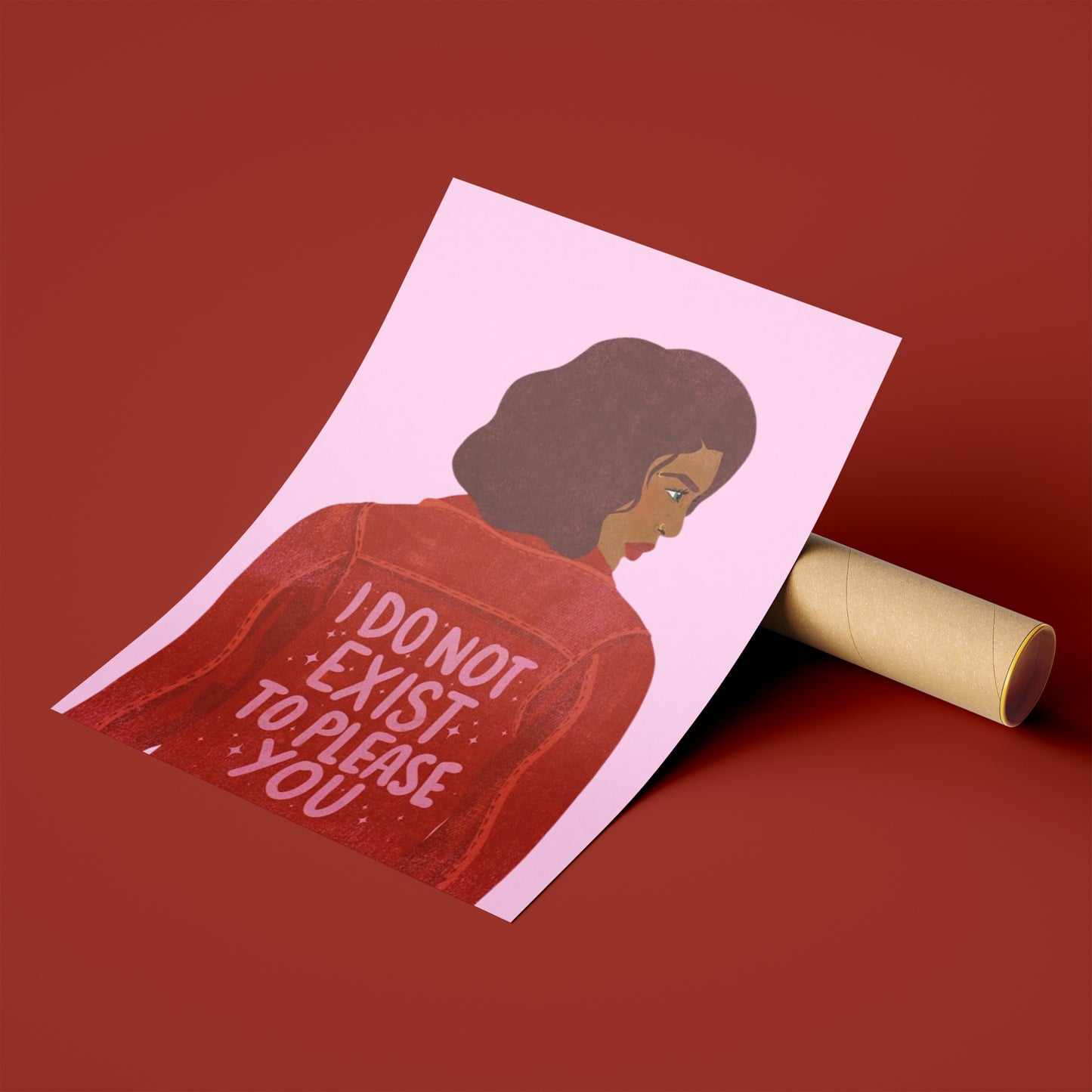 Unapologetically Me – Bold Feminist Statement Poster