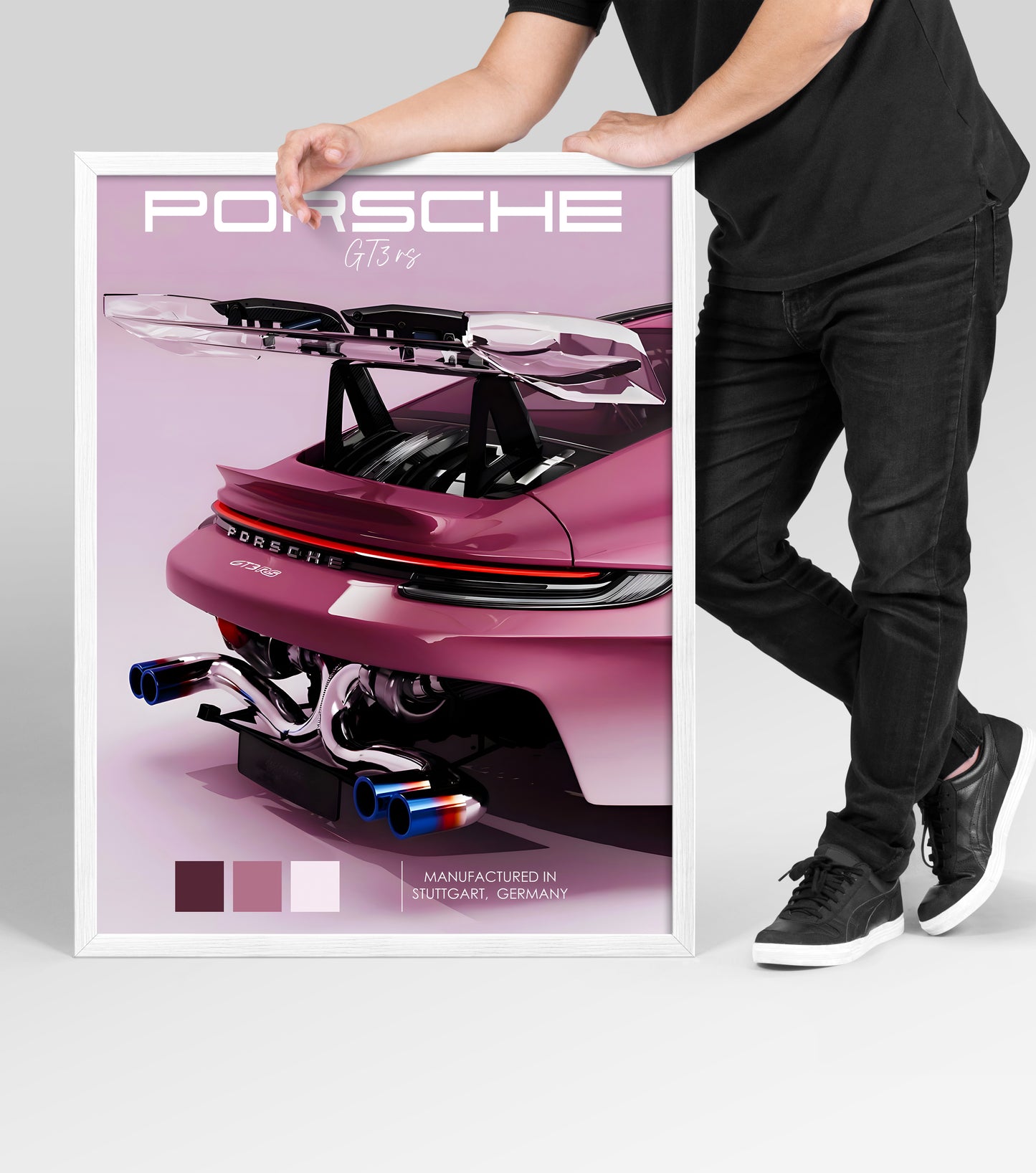 Porsche 911 GT3 RS Pink Edition Poster