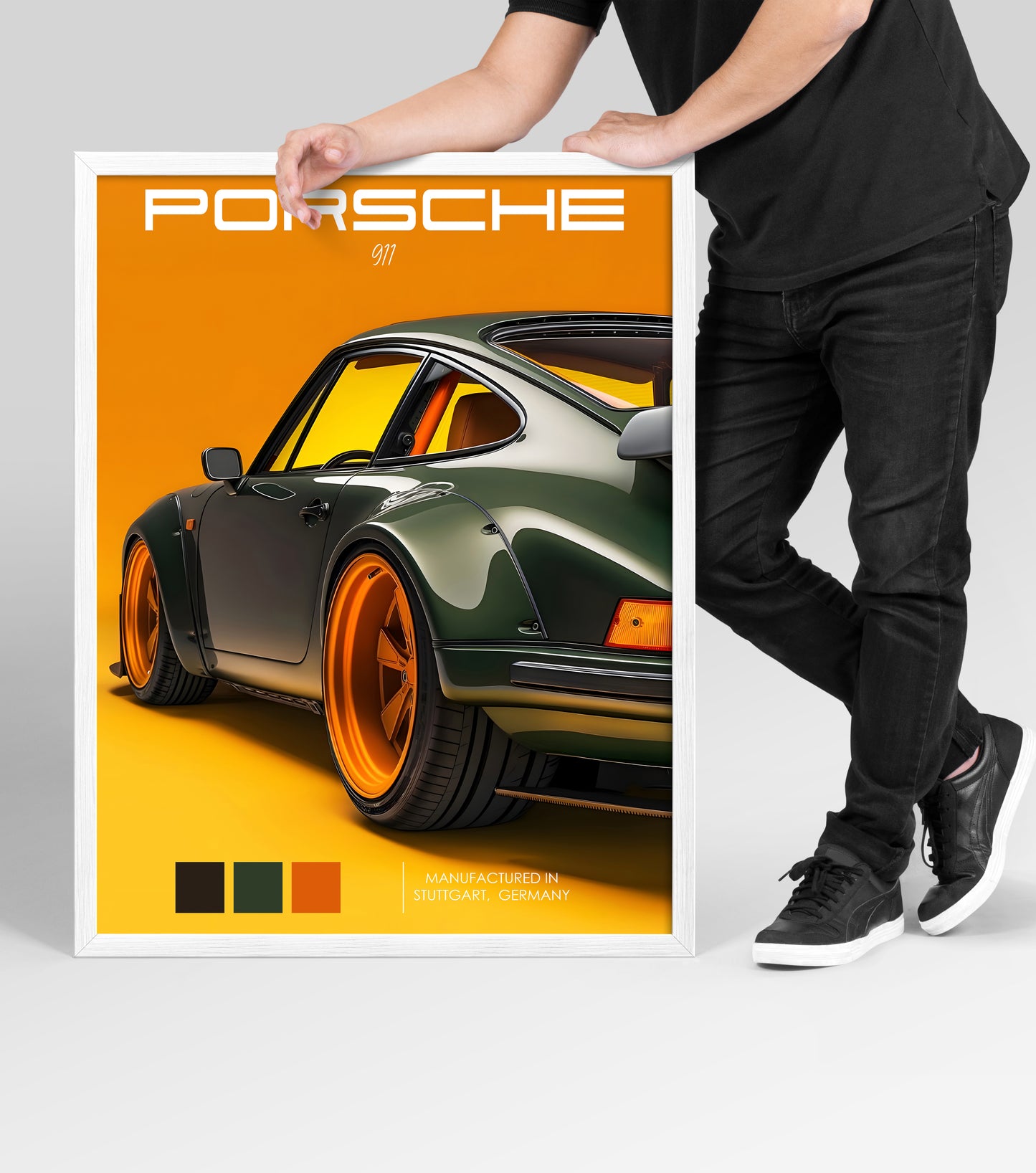 Porsche 911 Turbo Classic Poster