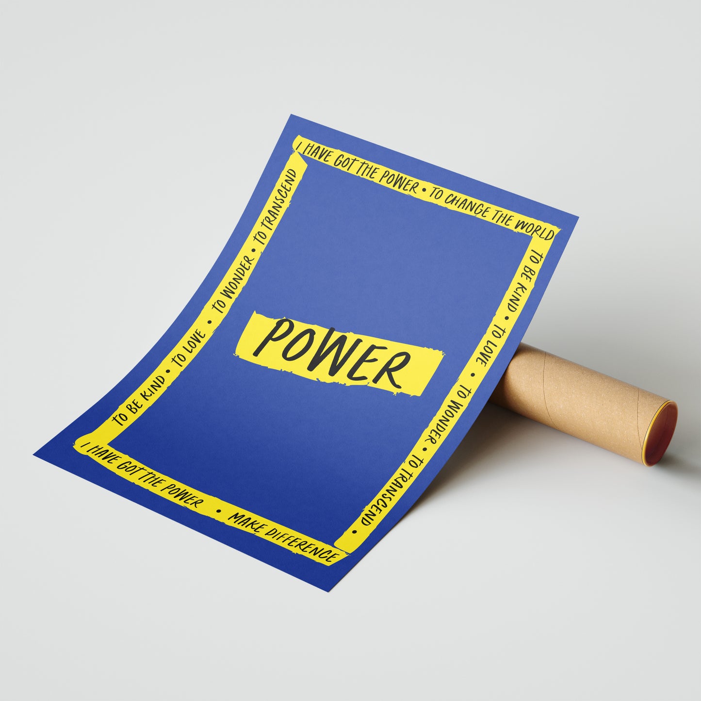 Power to Make a Difference Motivational Art Print