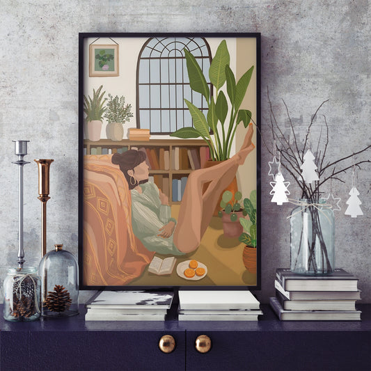 Serene Escape – Cozy Aesthetic Wall Art