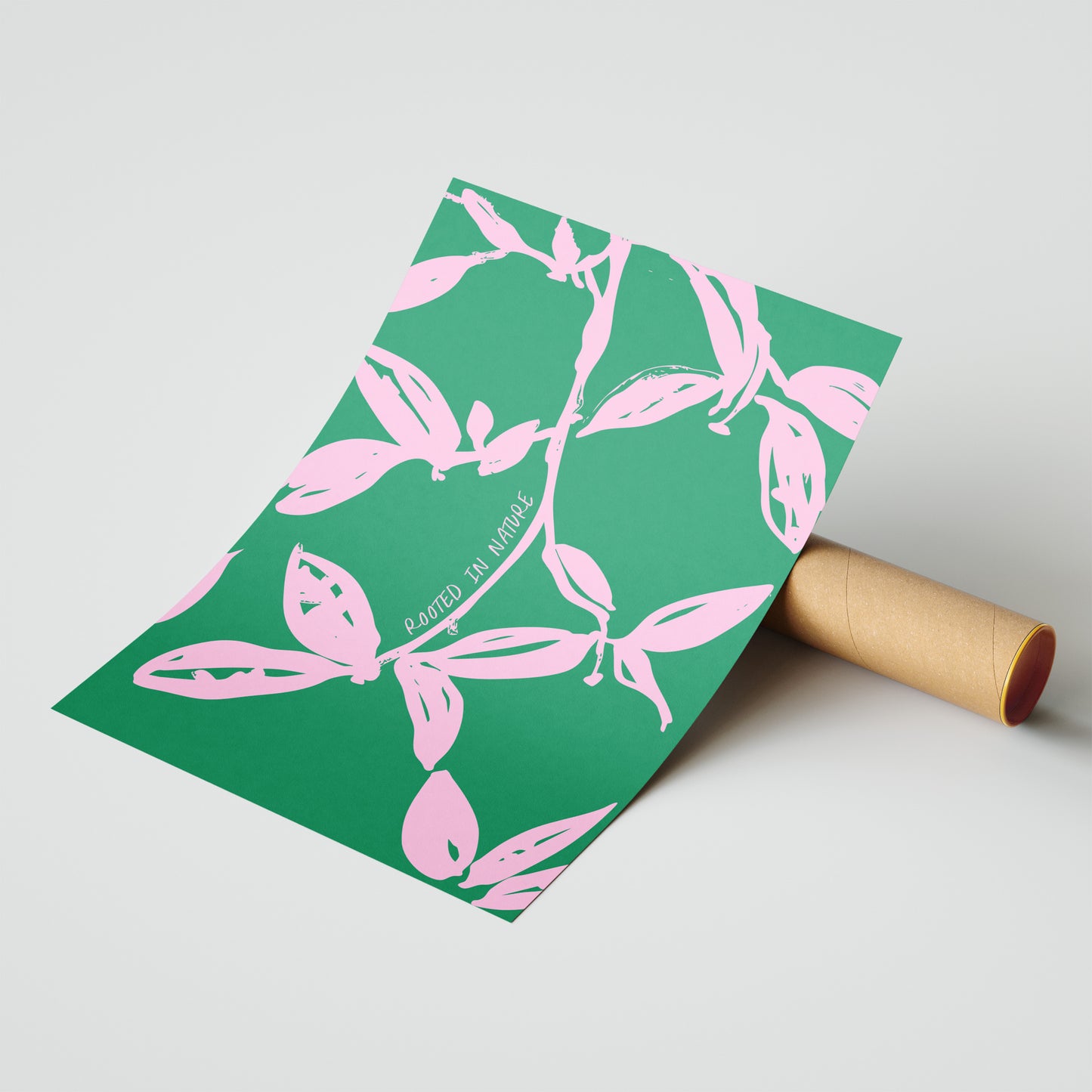 "Rooted in Nature" Modern Botanical Art Print