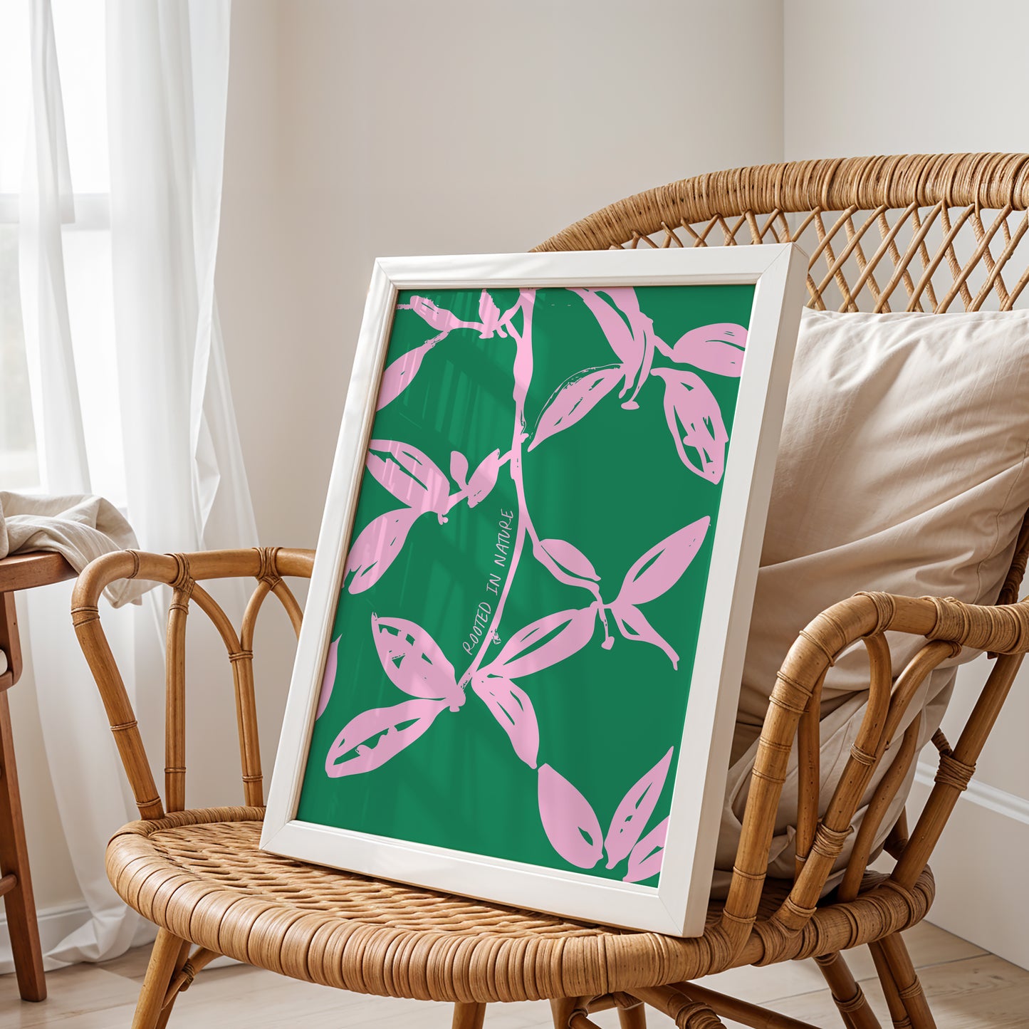 "Rooted in Nature" Modern Botanical Art Print