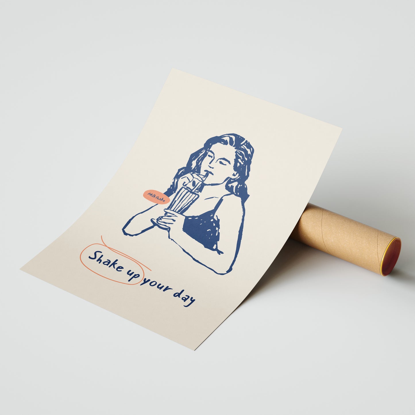 Shake Up Your Day - Milkshake Art Print